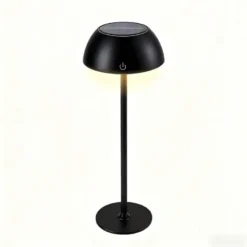 Conzept solcelle bordlampe sort