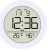 Conzept termometer og hygrometer rundt Ø6,8 cm sort