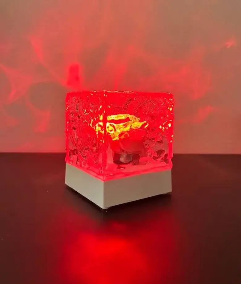 Conzept vandfald LED lampe med farveskift og fjernbetjening