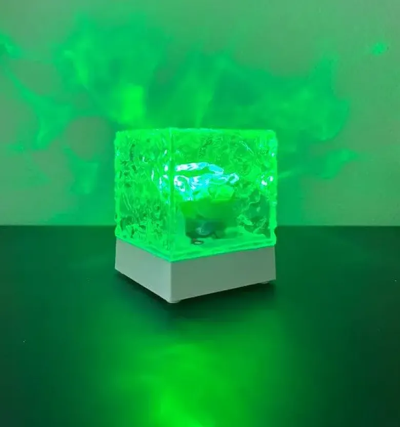 Conzept vandfald LED lampe med farveskift og fjernbetjening
