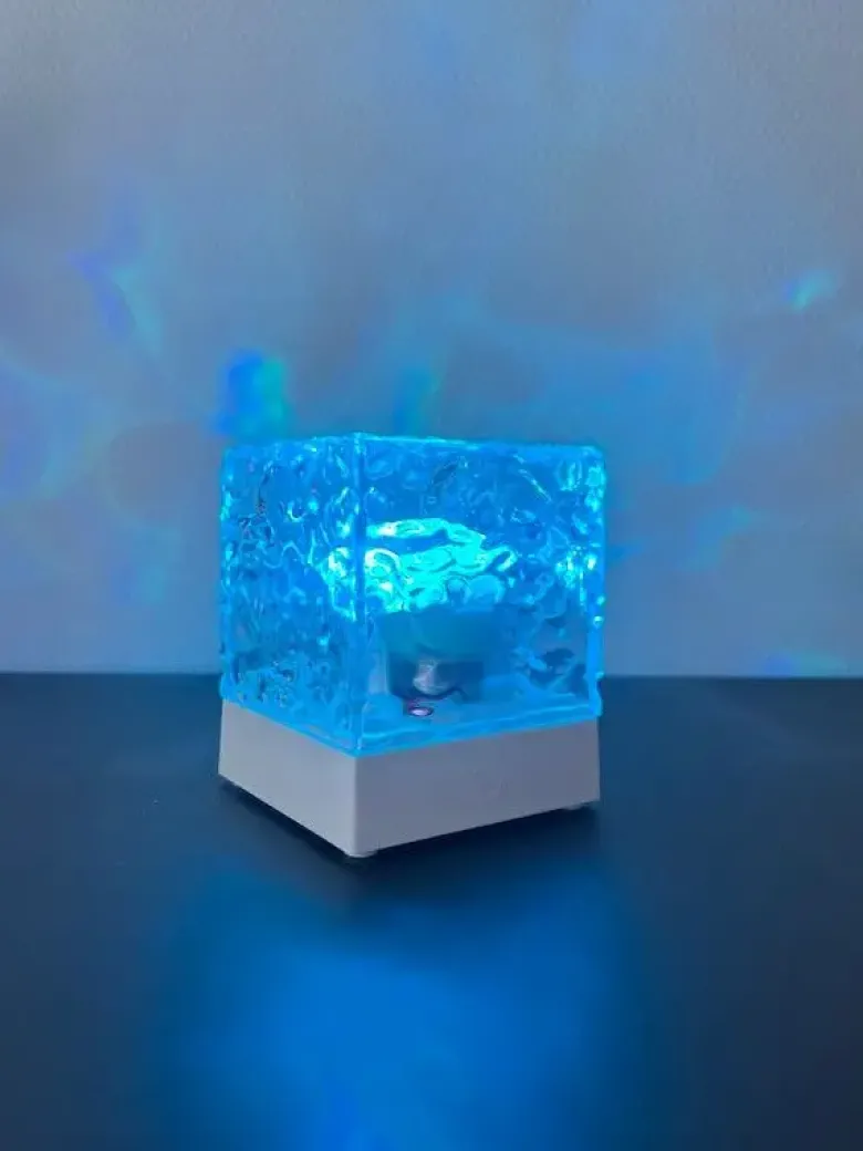 Conzept vandfald LED lampe med farveskift og fjernbetjening