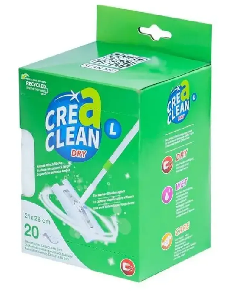 Crea Clean Dry wipe L 21x28 cm 20 stk.