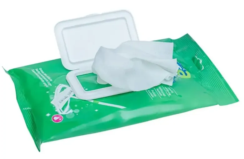 Crea Clean wet wipes 21x30 cm med citron duft til fladmoppe
