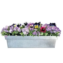 Da'Core Altankasse zink med riller 80 cm