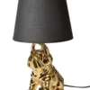 Da'core bordlampe bulldog guld