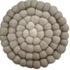 Da'core Bordskåner uld Ø20 cm sand