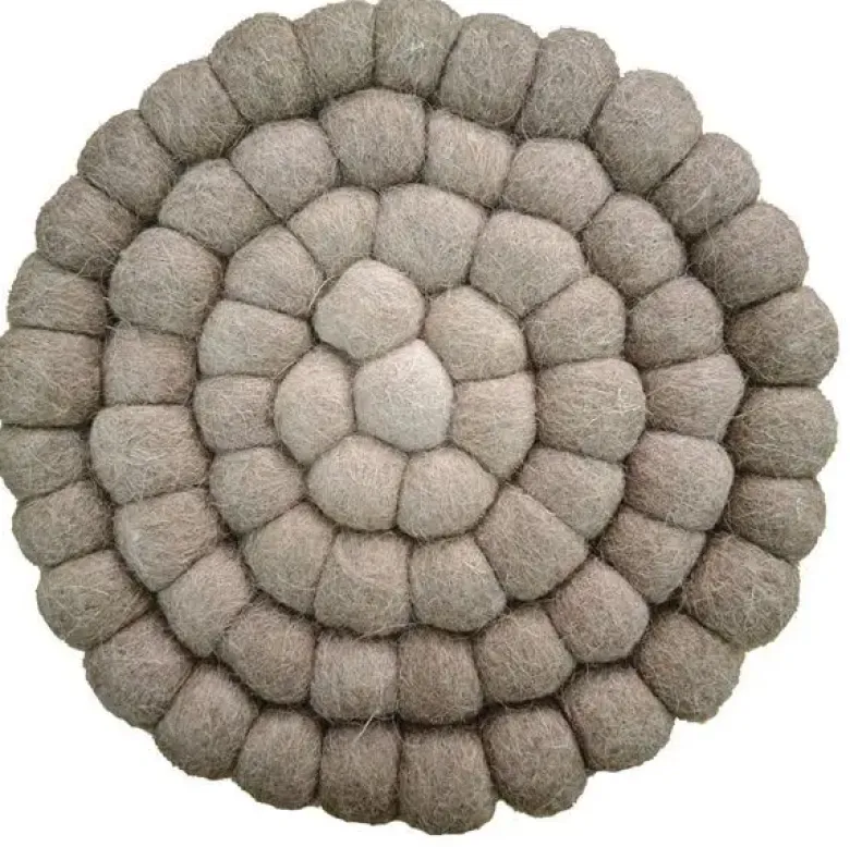 Da'core Bordskåner uld Ø20 cm sand