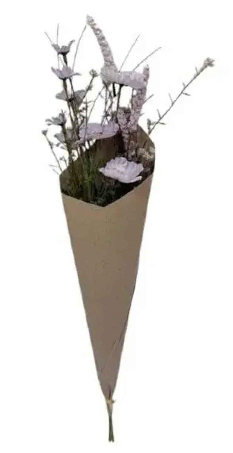 Da'core Buket med valmue 56 cm lys lilla