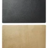 Da'core Dækkeserviet PU soft 30x45 cm sort/champagne vendbar