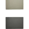 Da'Core Dækkeserviet PU soft 30x45 cm lys grå/koks vendbar