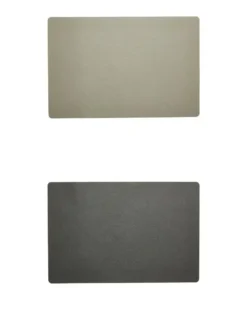 Da'Core Dækkeserviet PU soft 30x45 cm lys grå/koks vendbar