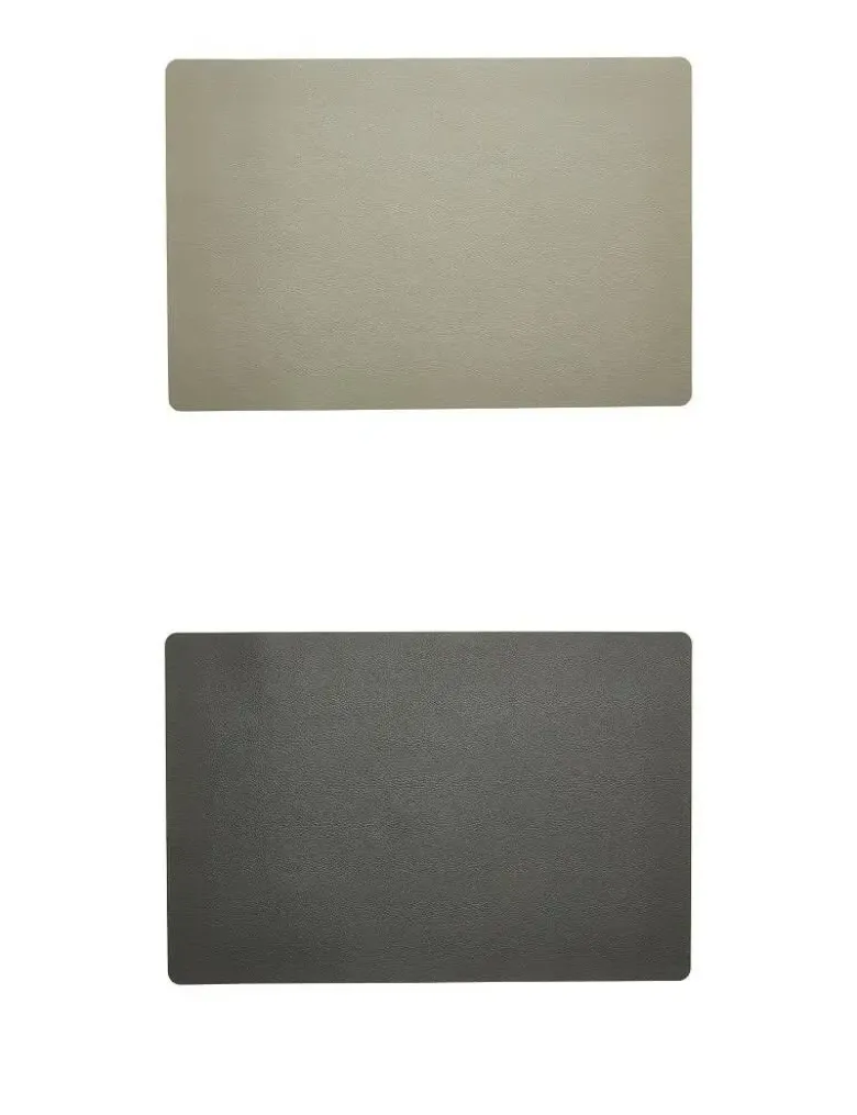 Da'Core Dækkeserviet PU soft 30x45 cm lys grå/koks vendbar