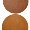 Da'core Dækkeserviet vendbar cognac/natur Ø38 cm