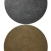 Da'core Dækkeserviet vendbar sort/oliven Ø38 cm