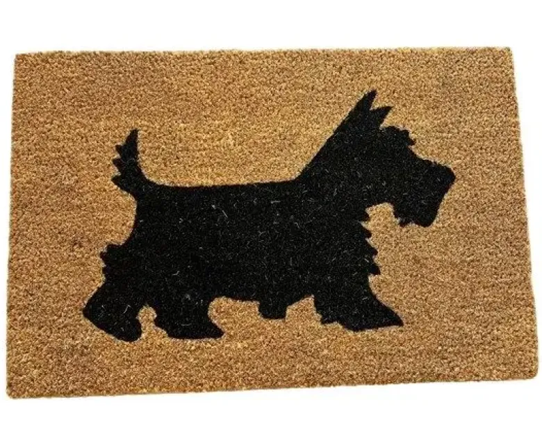 Da'core Dørmåtte hund kokos natur