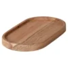Da'core Fad med kant oval 21 cm akacietræ