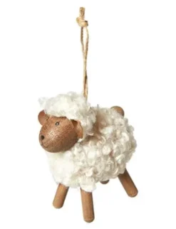 Da'core Får Fluffy H8 cm Natur