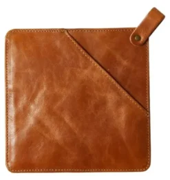 Dacore Grydelap med lomme 20x20 cm læder Cognac