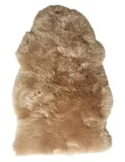 Da'core Ægte Lammeskind Brun 88x55 cm