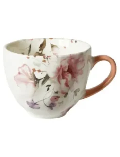 Da'core Krus Flora 48 cl. benporcelæn rosa