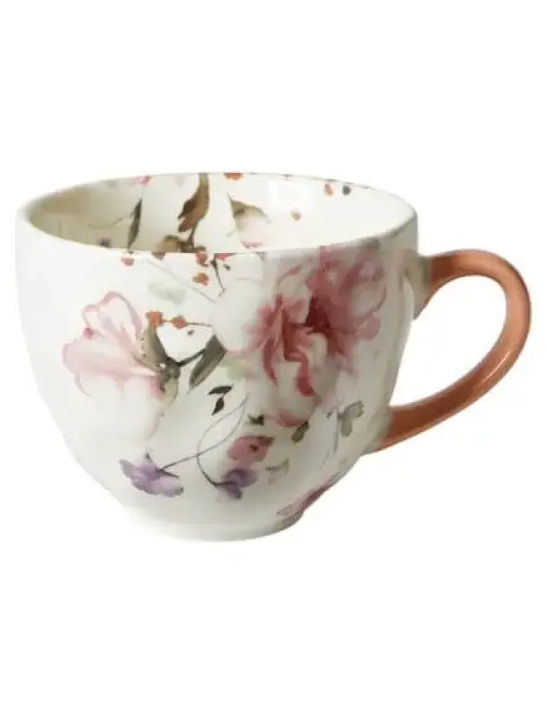 Da'core Krus Flora 48 cl. benporcelæn rosa