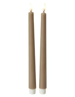 Da'core Kunstig stearinlys Sand H28 cm