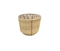 Da'core Kurv rund rattan natur stor