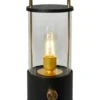 Da'core Lampe opladelig USB-C med messing drejeknap H35 cm
