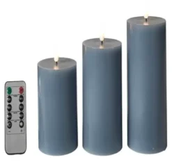 Da'core Led Bloklys flad top 3-pak Indigo