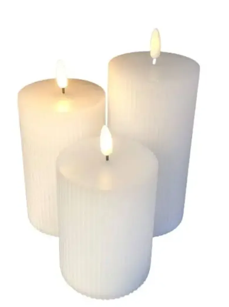 Da'core LED Bloklys M/riller 3-pak