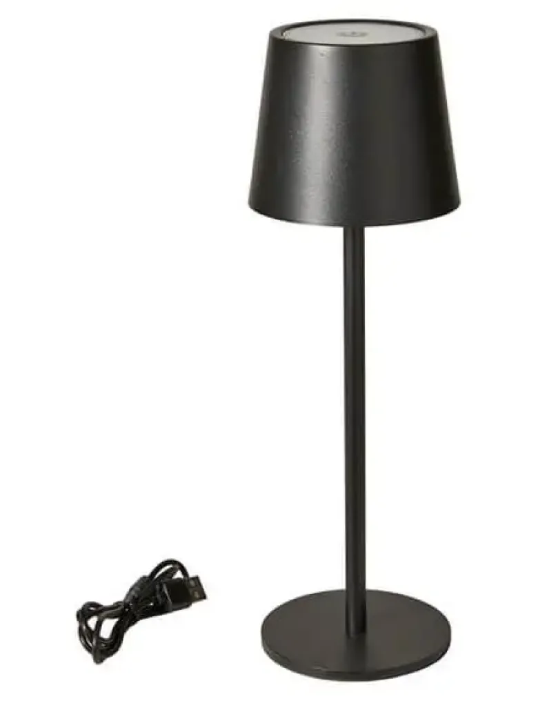 Da'core LED Bordlampe med Touch Sort