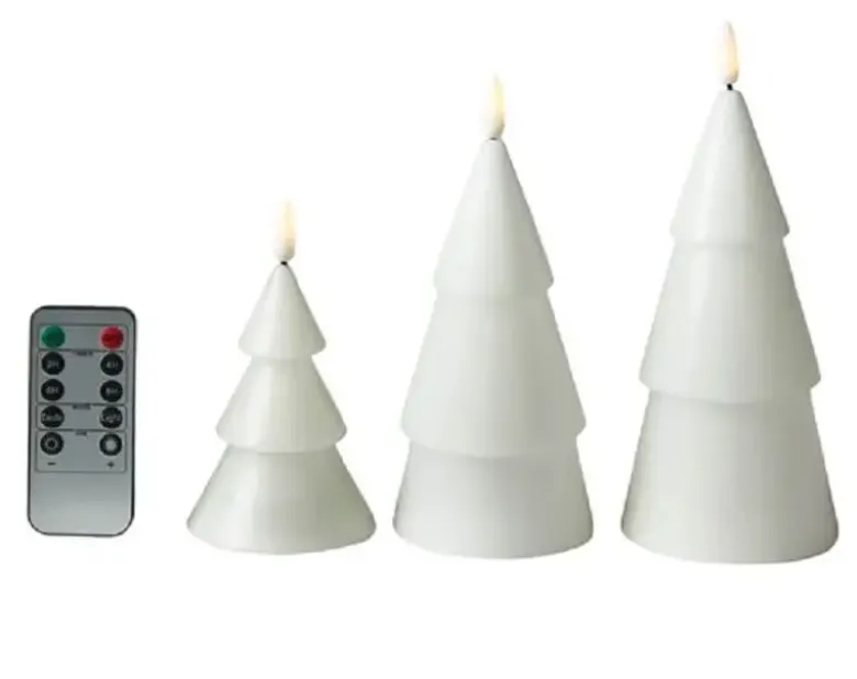 Da'core LED juletræ 3 stk Hvid