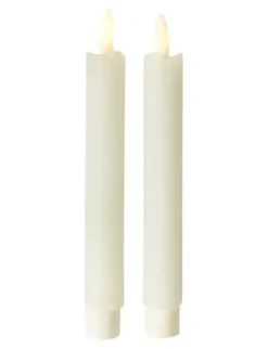 Da'core LED Kronelys genopladelig H18 cm 2-pak