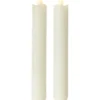Da'core LED Kronelys genopladelig H22 cm 2-pak