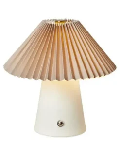 Da'core LED touch lampe plisse sand