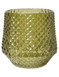 Da'core Lysestage glas grøn