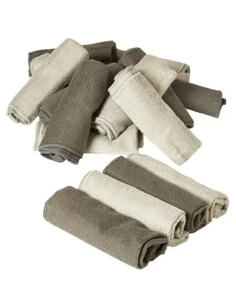 Da'core Mikrofiberklude 24 stk gråmix