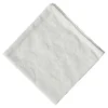 Da'core Mundserviet Jacquard blomst 40x40 cm hvid 4-pak