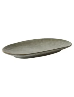 Da'Core Serveringsfad oval 31x17,5 cm grå