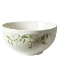 Da'core Skål Flora Ø14xH6,7 cm benporcelæn grøn