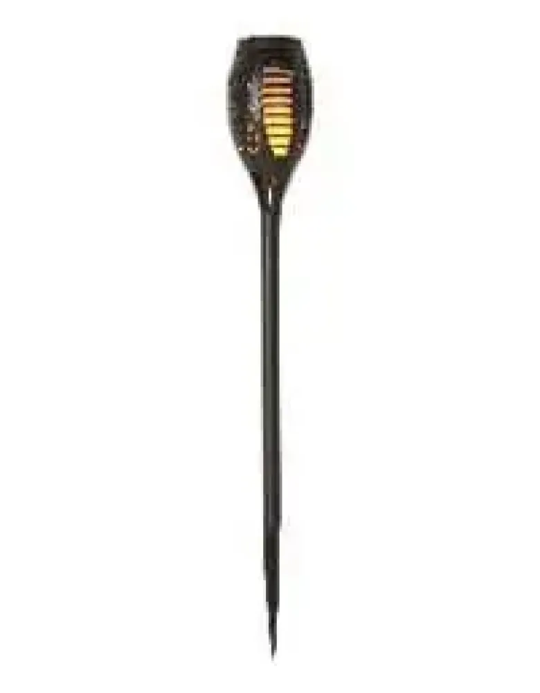 Da'core solcelle fakkel H82xØ11,5 cm 72 LED sort