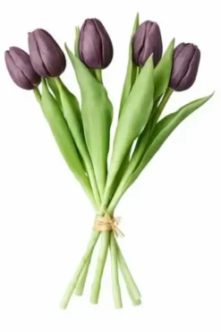 Da'core Tulipan buket 7 stk 39cm lilla