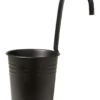 Da'core Urtepotte med hank 13/9x29 cm sort