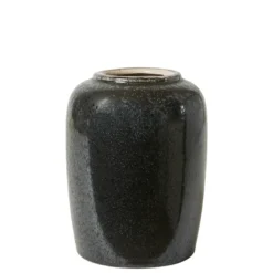 Da'Core Vase I Stentøj Ø12xH16 - Sort/Rosa