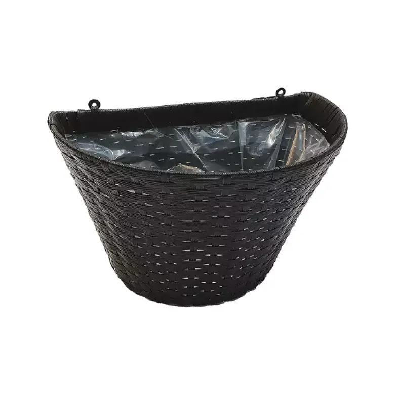 Da'core Vægkurv polyrattan sort