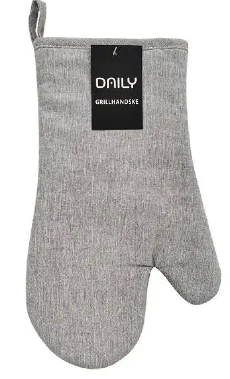 Daily grillhandske lys grå