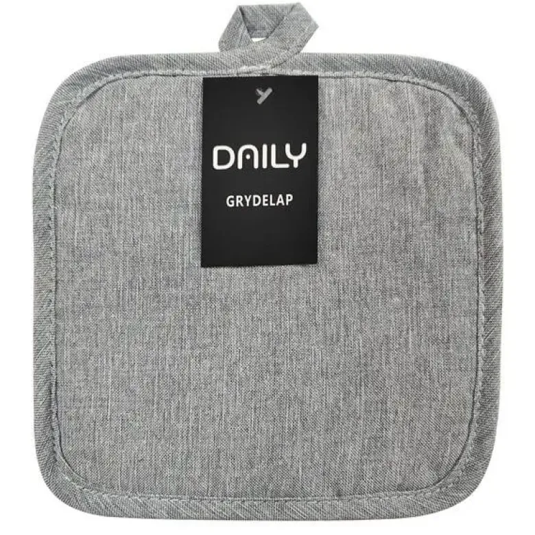 Daily grydelap lys grå