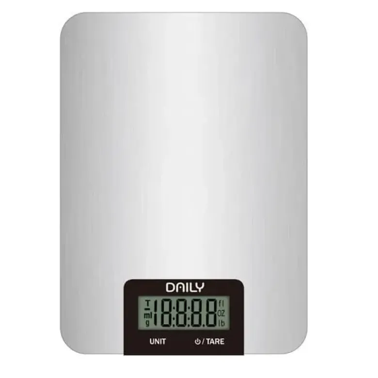 Daily køkkenvægt stål 6 kg. 1 grams interval
