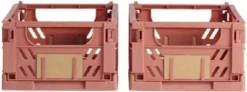DAY Opbevaringskasse Clay brown 2 stk 25x16.5x10 cm