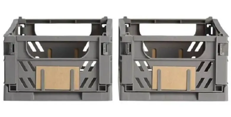 DAY Opbevaringskasse Dark grey 2 stk 25x16.5x10 cm